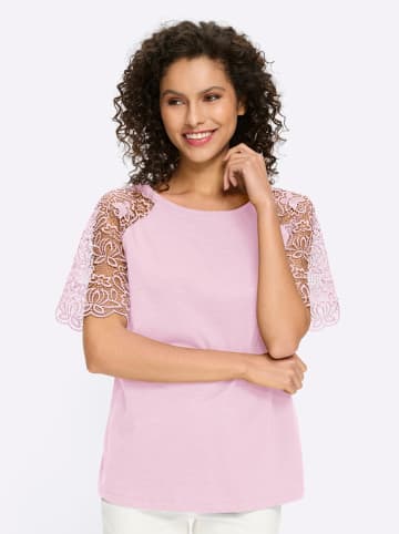 Heine Rundhalsshirt in hellrosé