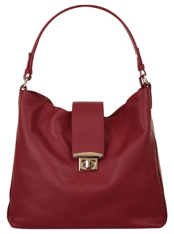 Samantha Look Shopper echt Leder in bordeaux