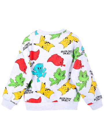Pokémon Sweatshirt Pokémon in Hellgrau