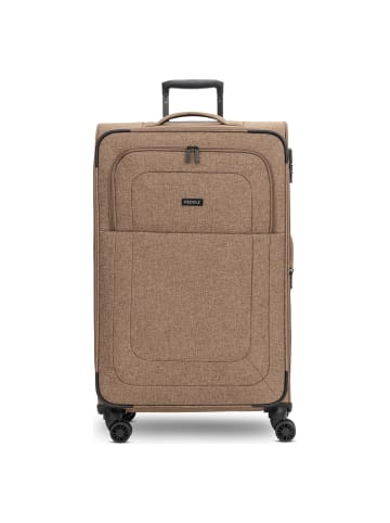 Redolz Essentials 12 LARGE 4 Rollen Trolley 79 cm mit Dehnfalte in coffee