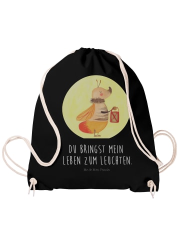 Mr. & Mrs. Panda Beutel Glühwürmchen mit Spruch in Schwarz