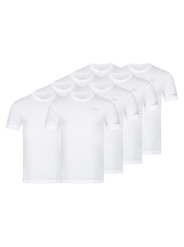 Kappa Kappa 8er Set T-Shirt BASIC in Weiß