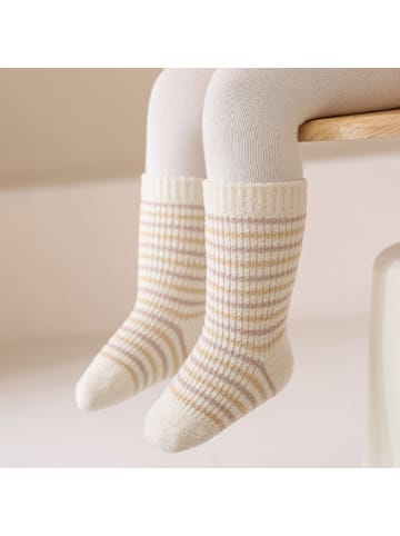 MUNADUNA 3er-Set Winter Baby Socken A