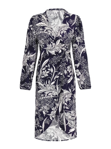 Usha Dress in navy offwhite
