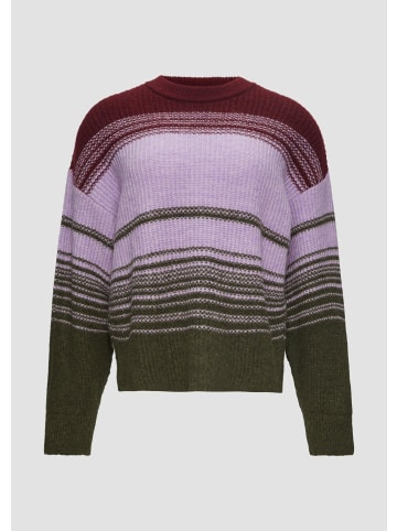s.Oliver Strickpullover langarm in Lila-olive
