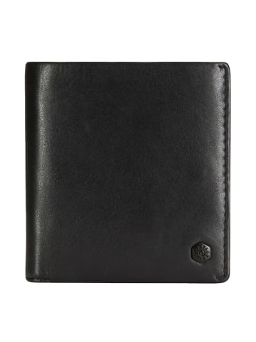 Jekyll & Hide Norwegian Geldbörse RFID Schutz Leder 9 cm in black