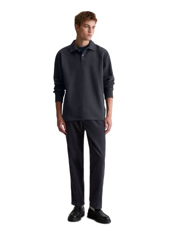 Marc O'Polo DENIM Polo-Sweatshirt relaxed in Blue Depths