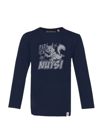 Band of Rascals Longsleeve " Nuts " in blau