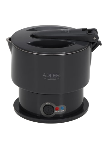 Adler Europe Adler AD 1377 Reiesewasserkocher 0,6 L - 600 W, faltbar - Grau in Grau