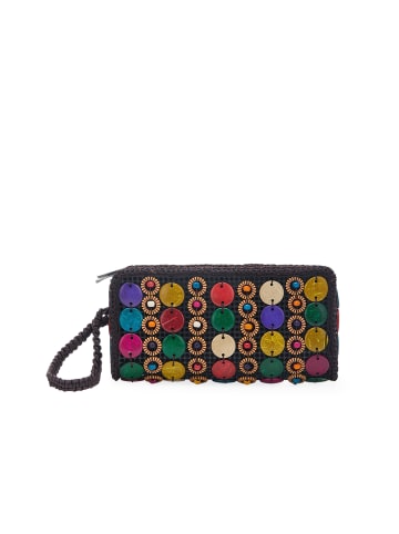 gaya Women Clutch in Brown Multicolor