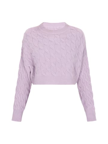 DreiMaster Damen Pullover in Lavendel melange