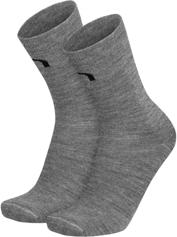 normani 2 Businesssocken aus Merinowolle in Grau