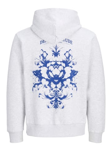 JACK & JONES Junior Kapuzensweatshirt Hoodie Tradition in white melange