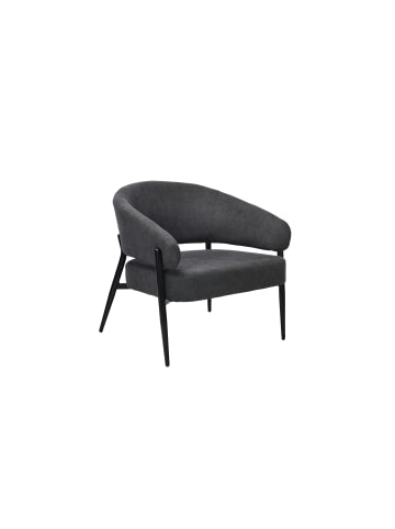 byLiving Sessel John in Webstoff dunkelgrau - B 75, H 72,5, T 73 cm