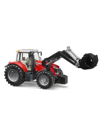 bruder Spielzeugauto 03047 Massey Ferguson 7600 mit Frontlader - 3-8 Jahre