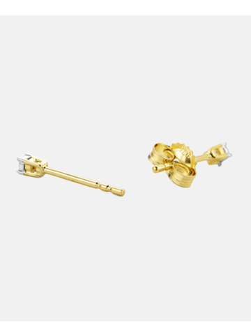 Diamant L'éternel Ohrringe aus 375 Gelbgold mit 0.02 Karat Diamant