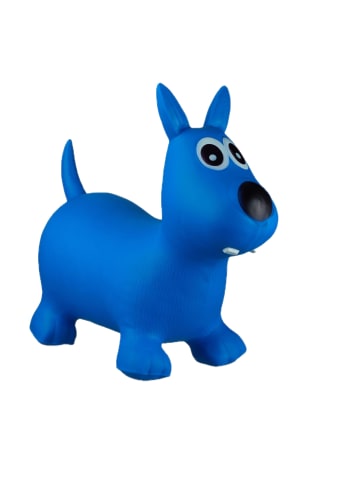 Hüpftier Hund in Blau