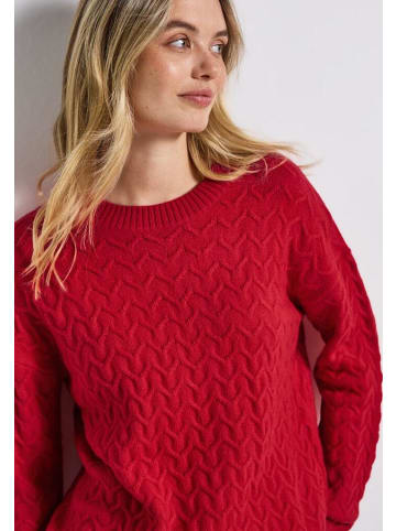 Street One Pullover in Racing Red