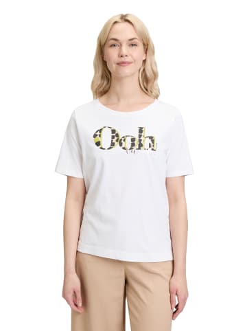 Betty Barclay Basic Shirt mit Placement in White/Beige