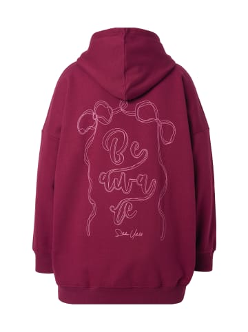 Studio Untold Sweatshirt in weinrot