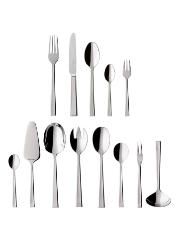 Villeroy & Boch 68-tlg. Tafelbesteck Victor in Silber – in silber