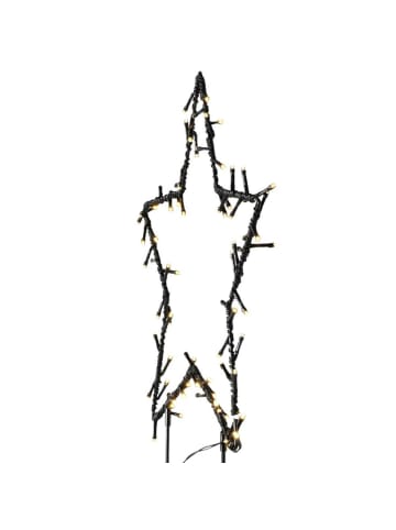 AltoBelli Gartenstab GRACE Stern MEDIUM mit LED-Licht 40x52 cm
