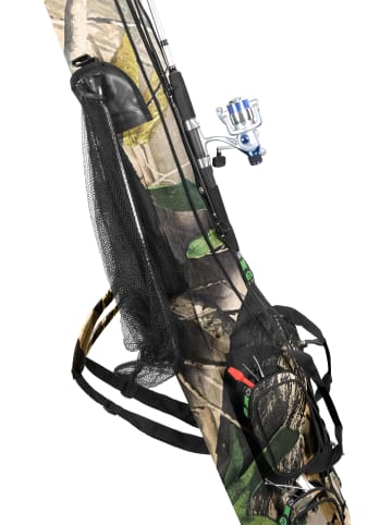 Normani Outdoor Sports Rutentasche 1,25 m RodBox Triple in Green-Camo