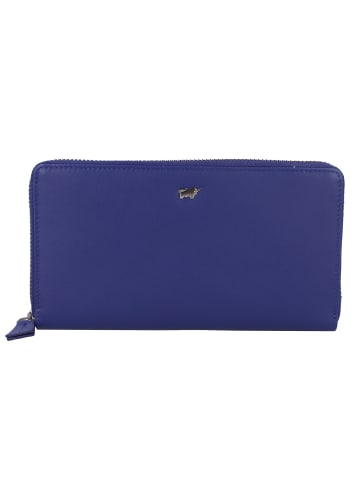Braun Büffel Joy Geldbörse RFID Schutz Leder 19 cm in indigo violet