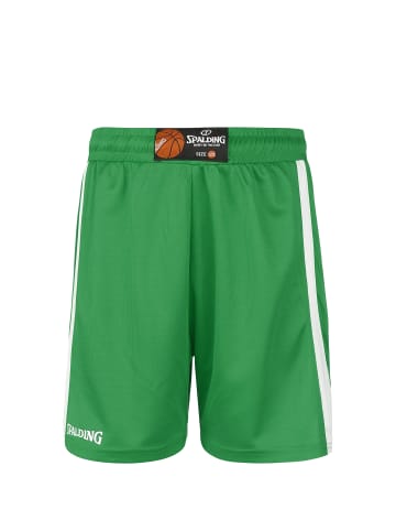 Spalding Shorts Jam in grün / weiß