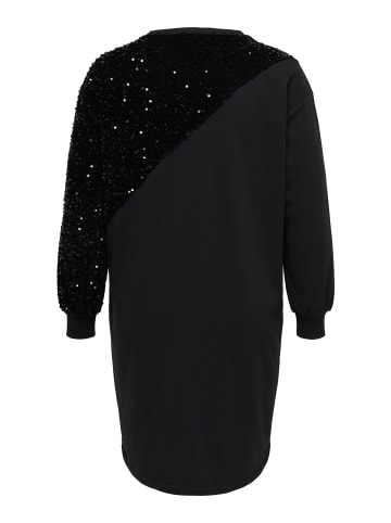 ONLY Carmakoma Sweatshirt-Kleid in Black 1