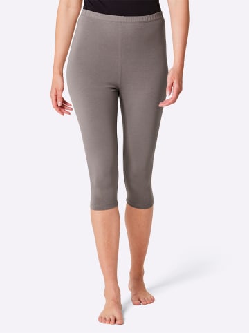 WITT WEIDEN Capri-Leggings in aquapetrol + dunkeltaupe