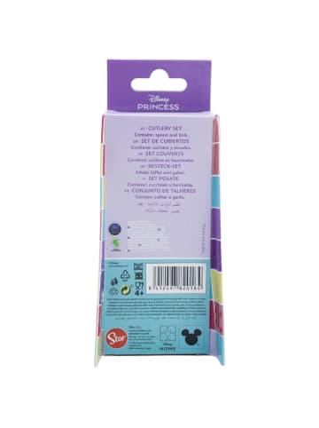 Disney Disney Princess Kinderbesteck Set 2-teilig – Löffel & Gabel in Lila