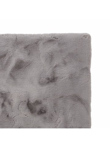 Schöner Wohnen Kollektion Moderner Kunstfellteppich TENDER 1 in Grau