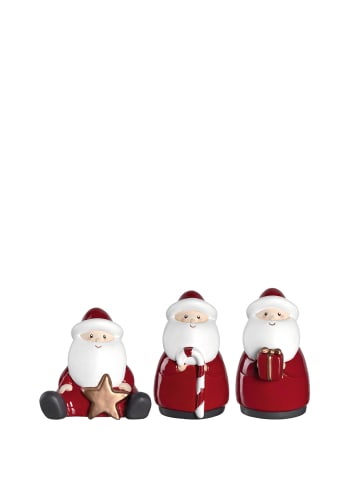 LEONARDO Nikoläuse NATALE 10 cm 3er-Set sortiert