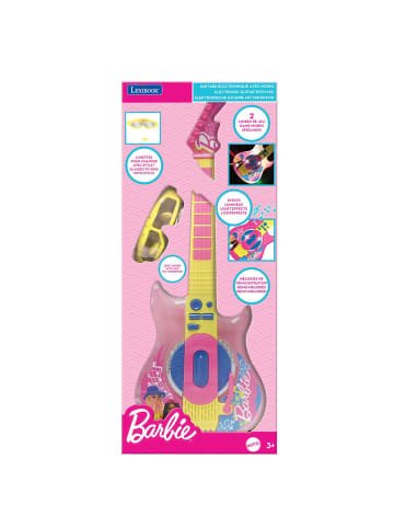 Lexibook Barbie Elektronische Leuchtgitarre mit Mikrofon-Brille