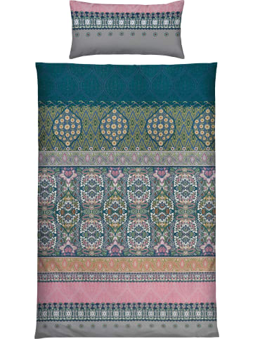 Erwin Müller Mako-Satin Bettwäsche in blau