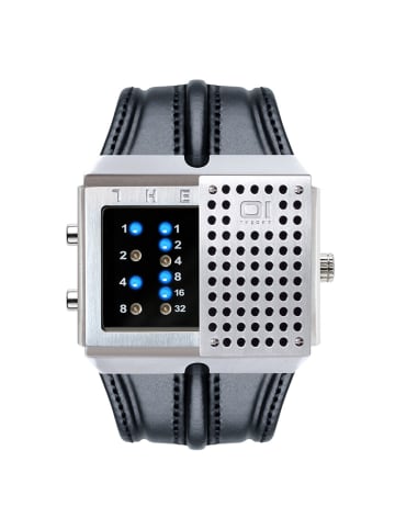 OI THE ONE Digitaluhr für Herren in grau