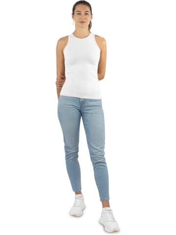 Janice 2 x Damen Top hochgeschlossen Nauta in Weiß