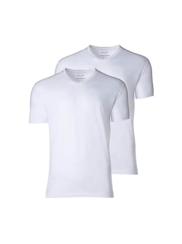 CECEBA T-Shirt 2er Pack in Weiß