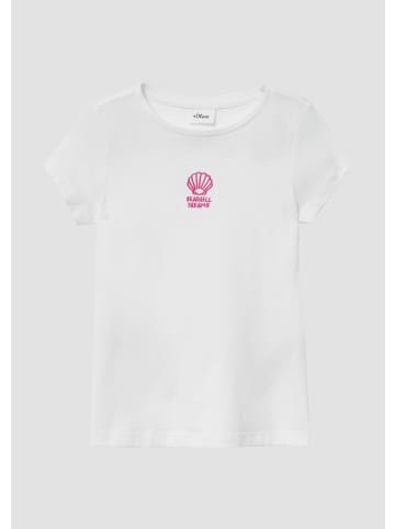 s.Oliver T-Shirt in 0100_weiß