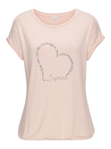 LASCANA Kurzarmshirt in peach