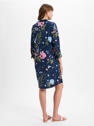 Franco Callegari Leinenkleid in marine rosa - 0042