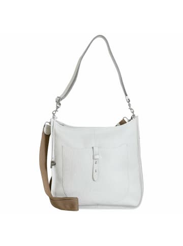 PICARD Kronberg - Schultertasche 40 cm Rindleder in white lily