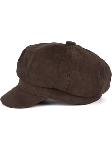 styleBREAKER Ballonmütze in Dunkelbraun