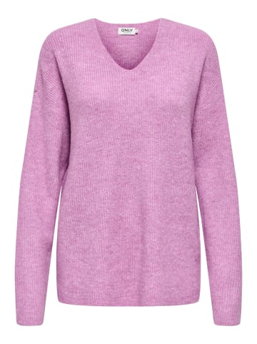 ONLY Strickpullover in Mauve Orchid