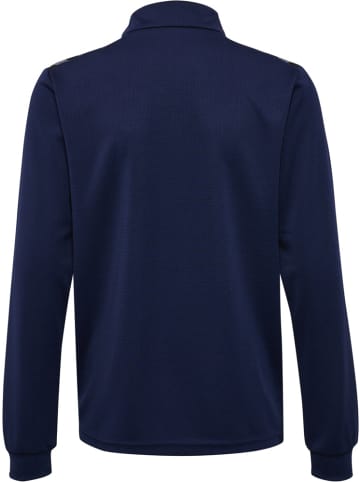 Hummel Kinder Trainingsjacke "Hmlauthentic Half Zip Sweat Kids" in Blau