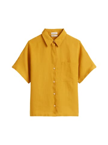 Marc O'Polo Leinenbluse relaxed in golden yellow