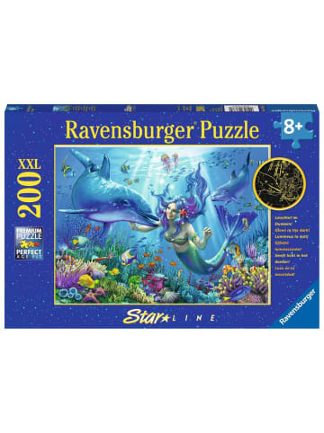 Ravensburger Puzzle 200 Teile Leuchtendes Unterwasserparadies 8-99 Jahre in bunt