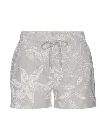 LASCANA Relaxshorts in grau-allover-gemustert