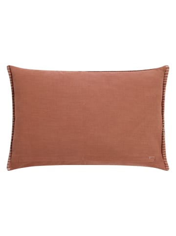 Pureday Jacquard-Kissenhülle Nou, Terracotta